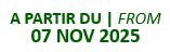 A partir du 07 NOV 2025