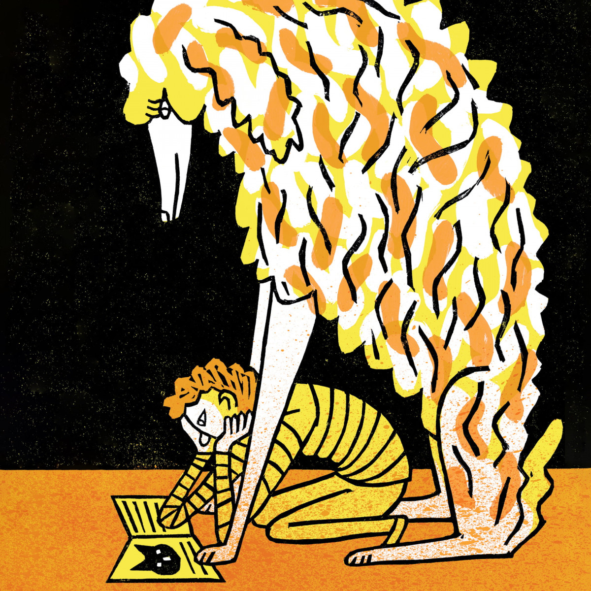 Das Glück des Lesens - Tier © Katrin Stangl - © Das Glück des Lesens - Tier © Katrin Stangl Das Glück des Lesens - Tier © Katrin Stangl