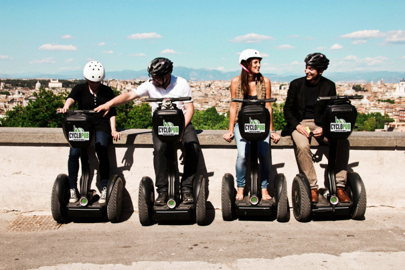 Découverte de la ville en Segway