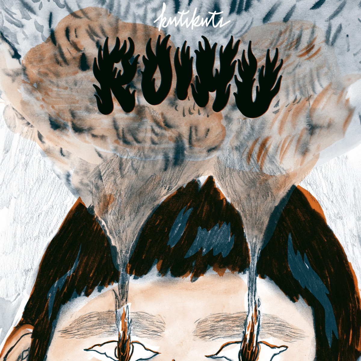 Extrait de la couverture des trois anthologies françaises de « Kuti » ©KutiKuti - éditions la 5e Couche