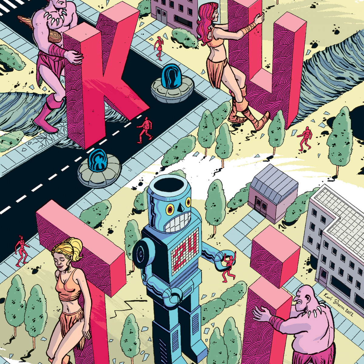 Extrait de la couverture du magazine Kuti n°24 © Kari Silhvonen - KutiKuti