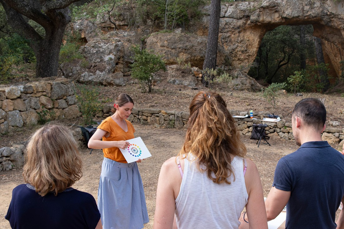 Peindre dans les carriÃ¨res de BibÃ©mus