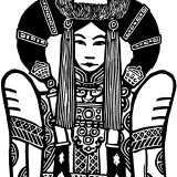 Couverture « Costumes » (extrait) © Joëlle Jolivet - éditions des Grandes Personnes