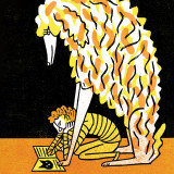 Das Glück des Lesens - Tier © Katrin Stangl