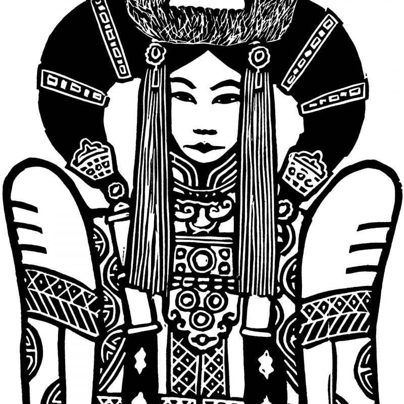 Couverture « Costumes » (extrait) © Joëlle Jolivet - éditions des Grandes Personnes