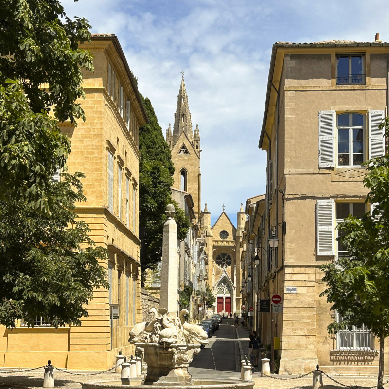 Croquis dans les rues d'Aix-en-Provence