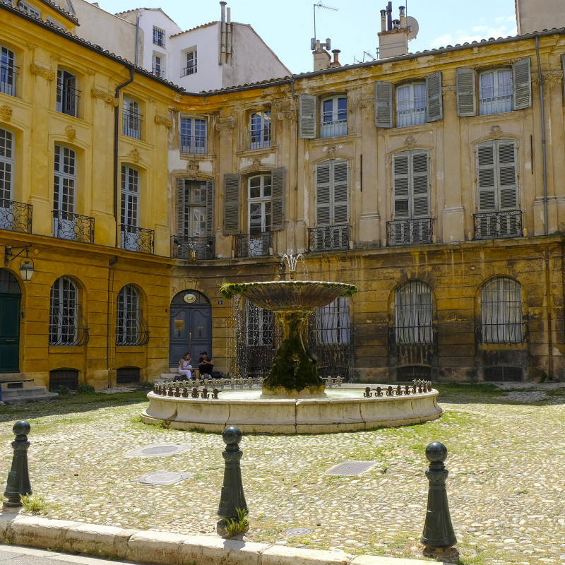 Croquis dans les rues d'Aix-en-Provence