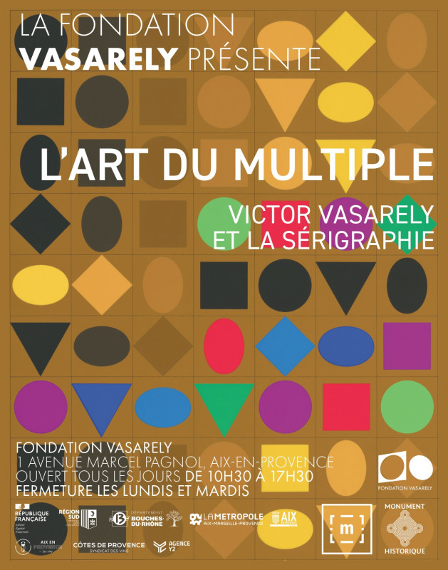 FONDATION VASARELY - Exposition L' Art du multiple - Vasarely et la sérigraphie + Visite libre des collections permanentes
