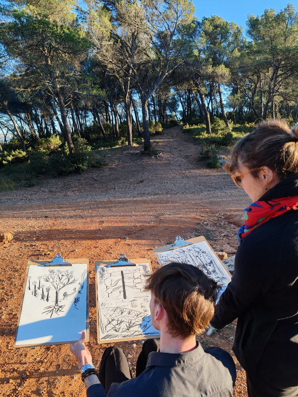 Balade Cezanne & pratique artistique en plein air