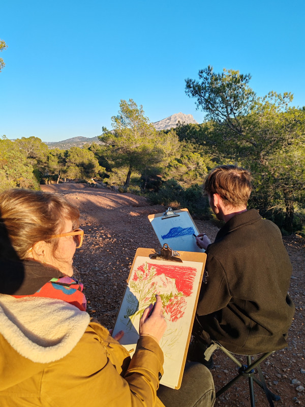 Balade Cezanne & pratique artistique en plein air